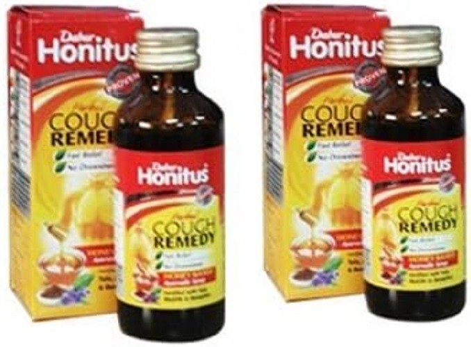 2 x Dabur Honitus Cough Syrup - (100 ml x 2 ) by Dabur  Free Shipping